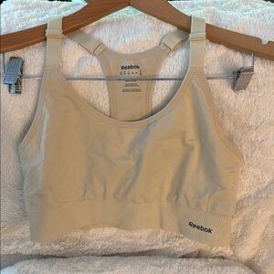 Reebok Cream XL Sports Bra for Ultimate Comfort